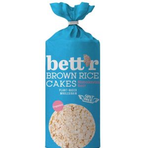 Bett'r Organic Brown Rice Cakes With Himalayan Salt 120g