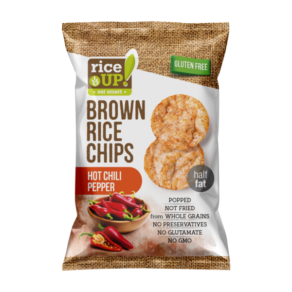 RiceUP_ Brown Rice Chips Hot Chili Pepper 25g-600x600