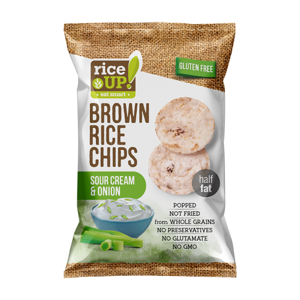 RiceUP_ Brown Rice Chips Sour Cream and Onion 25g-600x600